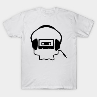 Headphone Skull Tape T-Shirt